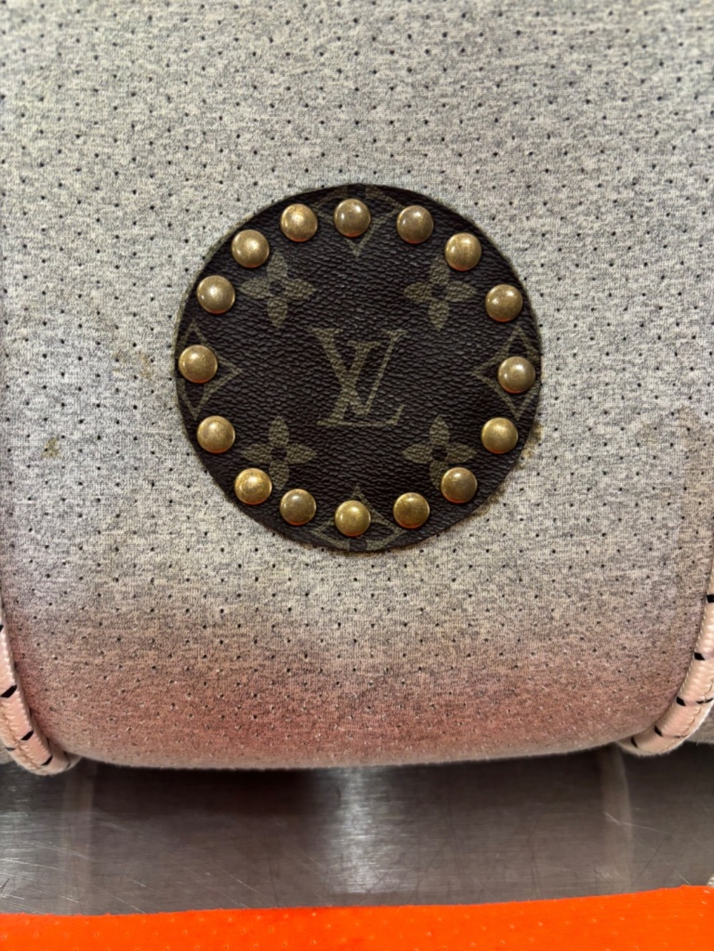 HAUTE SHORE TOTE WITH UPCYCLED PATCH - Picture 5 of 14